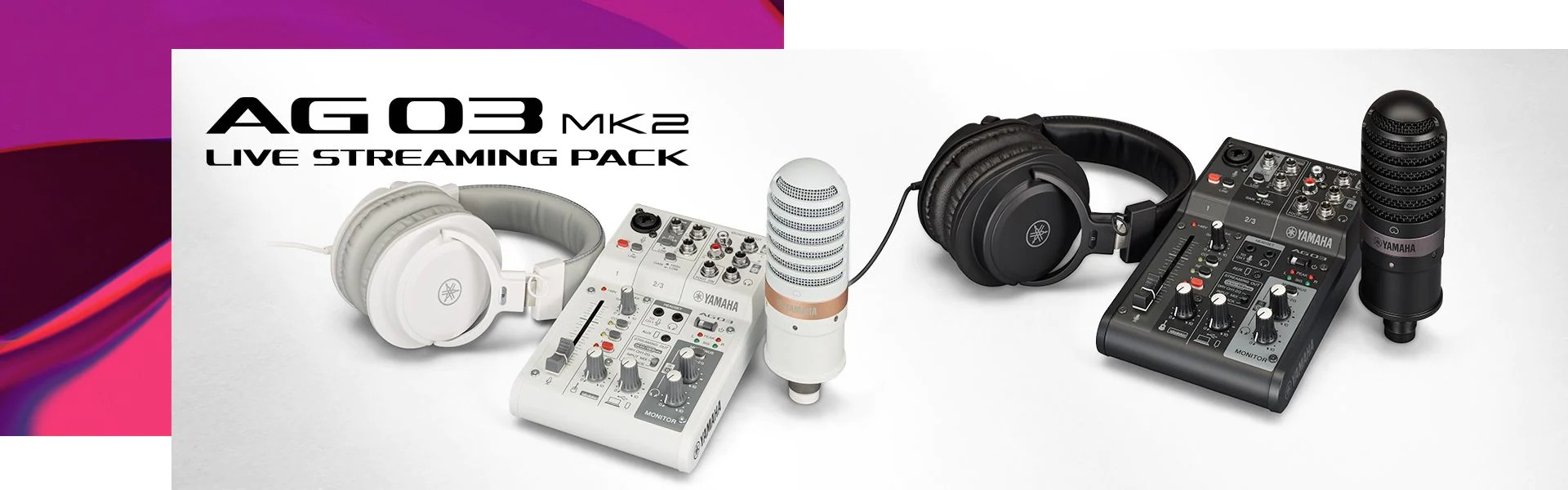 Yamaha Live Streaming Pack AG03MK2 LSPK